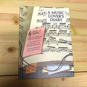 A Music Lovers Diary Symphony Beethoven Jazz Dance Lover Book Notebook Gift